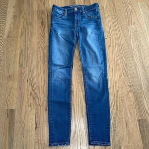 American Eagle Super Stretch X Skinny Jeans Size 4 Blue Denim
